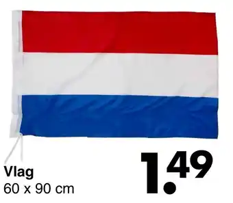 Wibra Vlag 60*90cm aanbieding