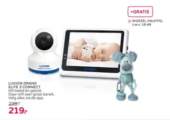 Prenatal Luvion grand elite 3 connect woezel activiteitenknuffel aanbieding