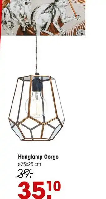 Kwantum Hanglamp gorgo helder aanbieding