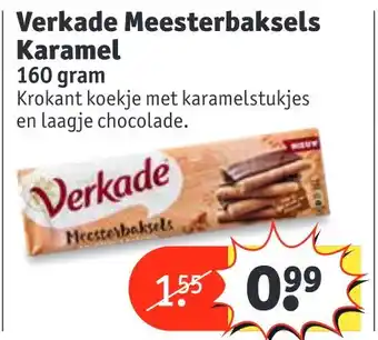 Kruidvat Verkade meesterbaksels karamel 160 gram aanbieding