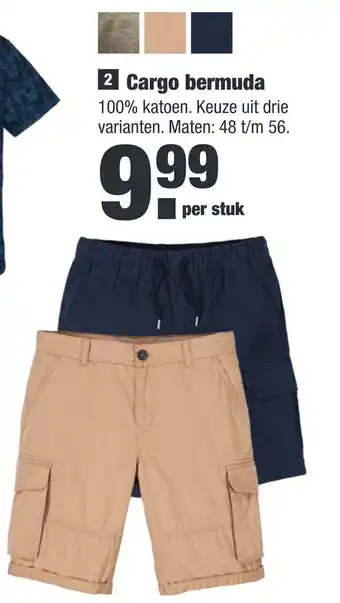 ALDI Cargo bermuda aanbieding