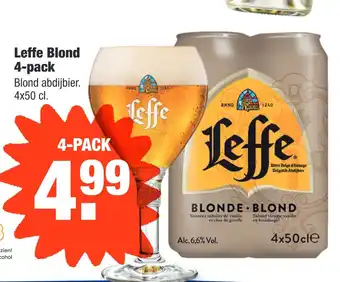 ALDI Leffe blond 4-pack aanbieding