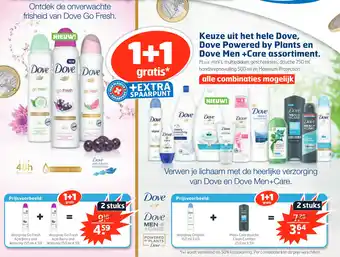 Trekpleister Keuze uit het hele dove, dove powered by plants en dove men +care assortiment. aanbieding