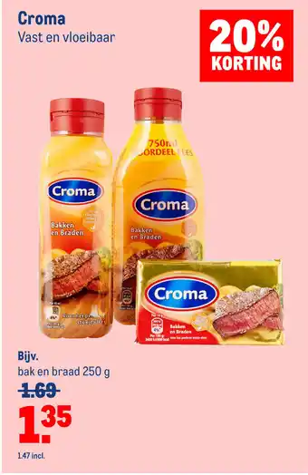 Makro Croma 250 g aanbieding