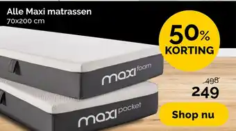 Beter Bed Alle Maxi matrassen aanbieding