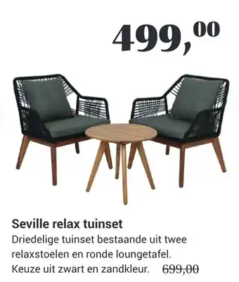 TuinWereld Seville relax tuinset aanbieding