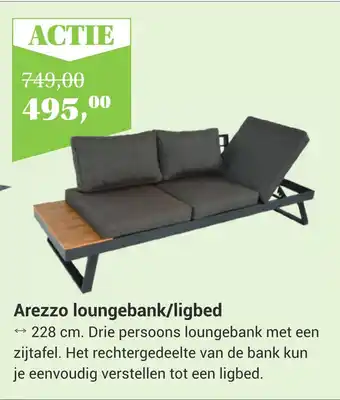 TuinWereld Arezzo loungebank/ligbed aanbieding