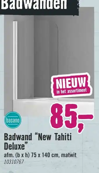 Hornbach Badwand "new tahiti deluxe" aanbieding