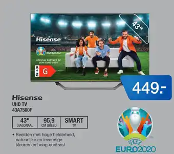 Electroworld Hisense uhd tv aanbieding