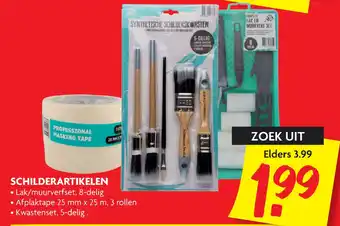 Dekamarkt Schilderartikelen aanbieding