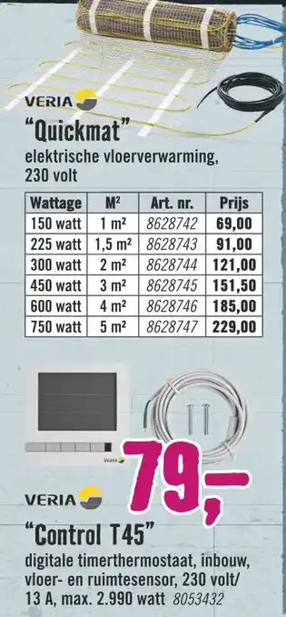 Hornbach "Control T45" aanbieding