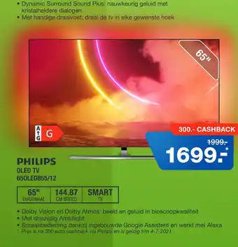 Electroworld Philips oled tv aanbieding