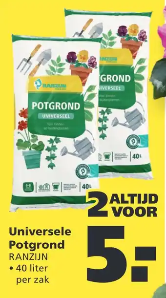 Ranzijn Universele potgrond 40liter aanbieding