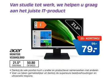 Electroworld acer monitor aanbieding