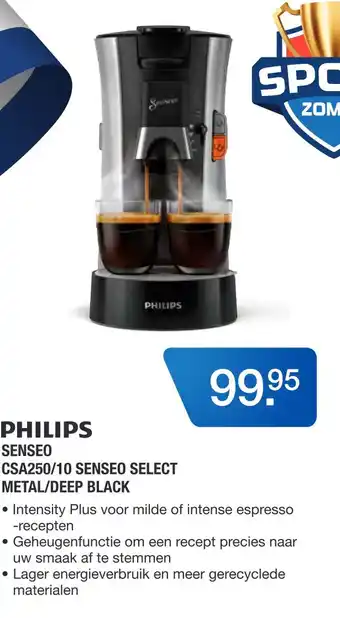 Electroworld Philips senseo aanbieding