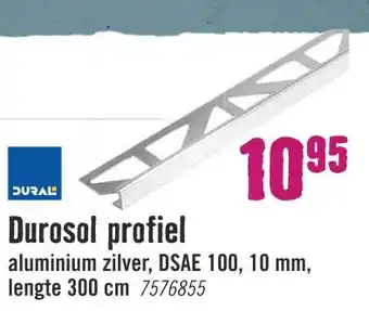 Hornbach Durosol profiel aanbieding