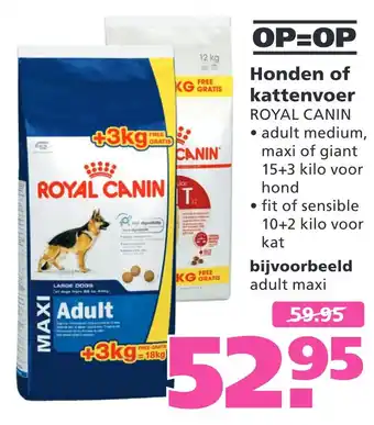 Ranzijn Honden of kattenvoer aanbieding