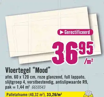 Hornbach Vloertegel “Mood" aanbieding