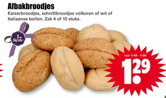 Dirk Afbakbroodjes aanbieding