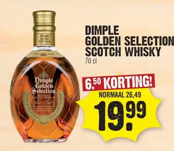 Super Dirck 3 Dimple Golden Selection Scotch Whisky aanbieding