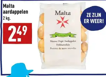 ALDI Malta aardappelen 2kg aanbieding