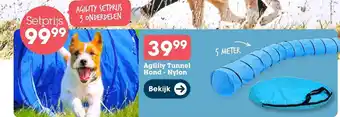 Discus Agility Tunnel hond- nylon 5m aanbieding