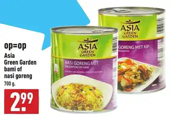 ALDI Asia Green Garden bami of nasi goreng 700g aanbieding