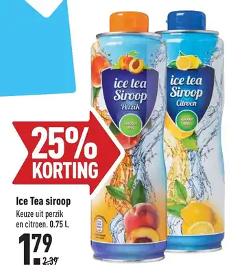 ALDI Ice Tea siroop 0.75L aanbieding