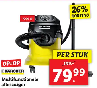 Lidl KARCHER Multifunctionele alleszuiger aanbieding