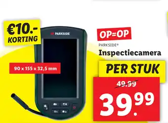 Lidl PARKSIDE Inspectiecamera aanbieding