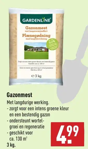 ALDI Gazonmest 3kg aanbieding