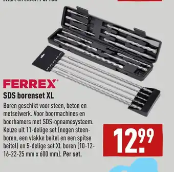 ALDI Ferrex SDS borenset XL aanbieding