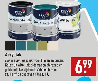 ALDI Acryl lak 1L aanbieding