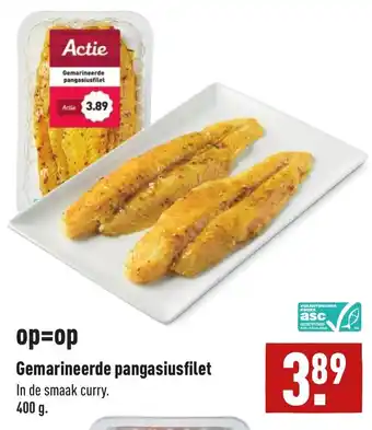 ALDI Gemarineerde pangasiusfilet 400g aanbieding