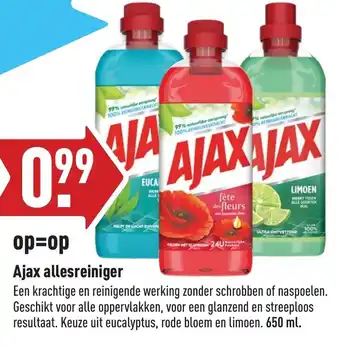 ALDI Ajax allesreiniger aanbieding