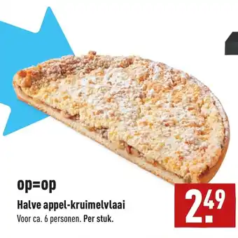 ALDI Halve appel-kruimelvlaai aanbieding