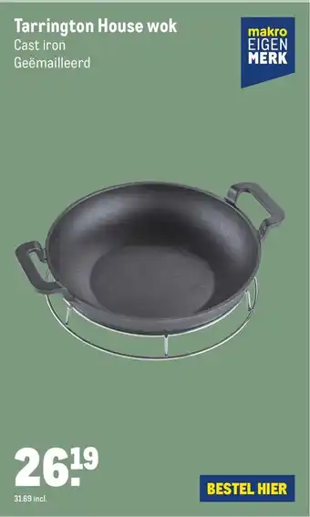 Makro Tarrington House wok aanbieding