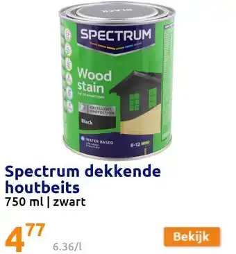 Action Spectrum dekkende houtbeits aanbieding