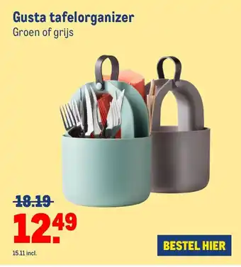 Makro Gusta tafelorganizer aanbieding