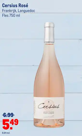 Makro Cersius Rosé Frankrijk, Languedoc aanbieding