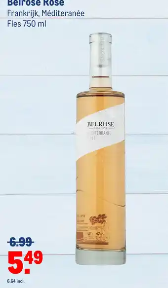 Makro Belrose Rosé Frankrijk, Méditeranée aanbieding