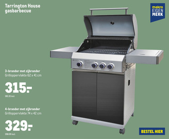 Makro Tarrington House gasbarbecue aanbieding