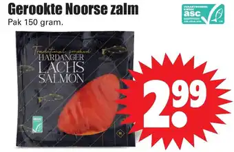 Dirk Gerookte Noorse Zalm 150g aanbieding