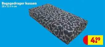 Kruidvat Bagagedrager kussen 28 x 15 x 4 cm aanbieding