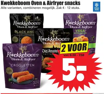 Dirk Kwekkeboom Oven of Airfryer snacks aanbieding