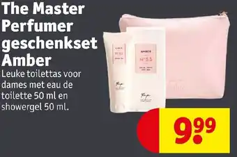 Kruidvat The Master Perfumer geschenkset Amber 50 ml aanbieding