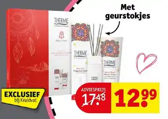 Kruidvat Zen met Therme geschenksets met geurstokjes aanbieding