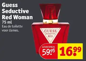 Kruidvat Guess Seductive Red Woman 75 ml aanbieding