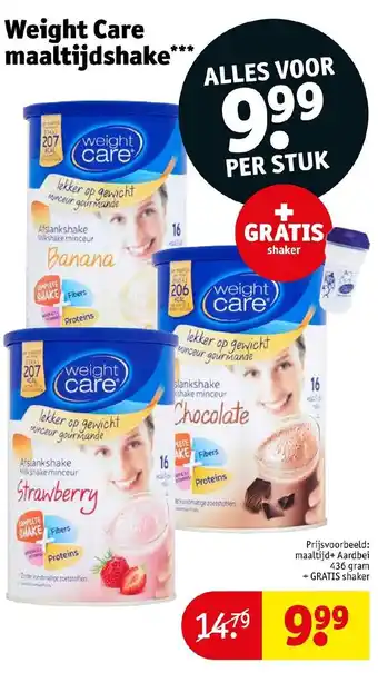 Kruidvat Weight Care maaltijdshake aanbieding