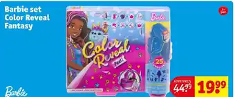 Kruidvat Barbie set Color Reveal Fantasy aanbieding